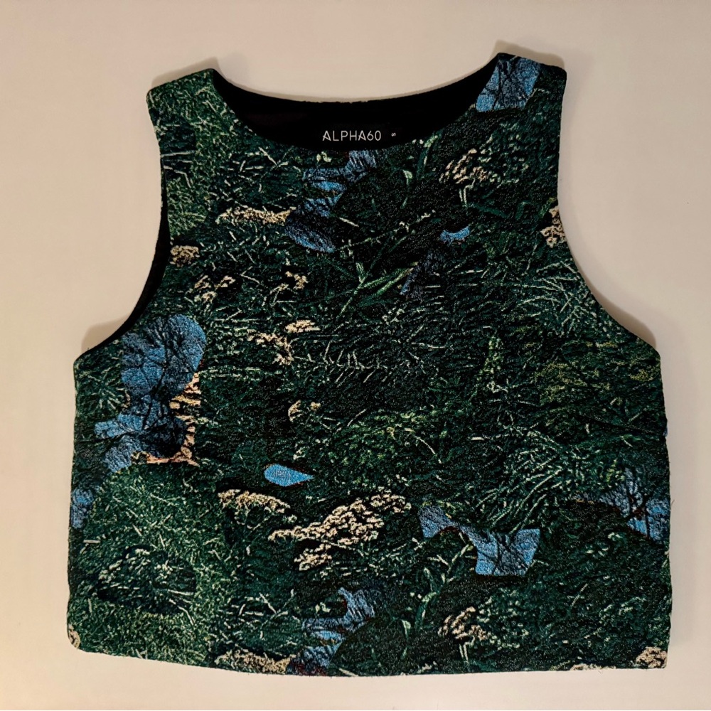 Alpha60 Sam Top in Forest Multi Jacquard - Picture 4 of 8